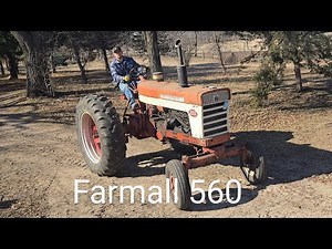 Pull starting a 5 year parked Farmall 560 Diesel