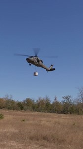 51K views · 718 reactions | Sling loading: Because sometimes "next-day delivery" isn't fast enough for freedom. This isn't just about moving heavy equipment; it's about rapid deployment, logistical agility, and projecting power where and when it's needed. This is warfighting readiness in action. #Slingload #Readiness #Warfighting : U.S. Army video by Brandon Dorrill | U.S. Army Maneuver Center of Excellence | Facebook