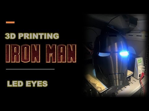 Adding LED eyes to Iron Man Cosplay Helmet