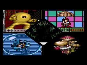 Mega Man 1 All Bosses (Sega Genesis)