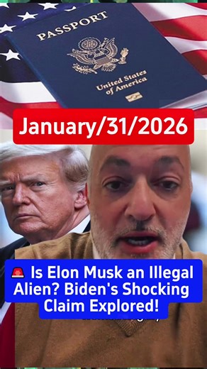 🚨 Is Elon Musk an Illegal Alien? Biden's Shocking Claim Explored! 😳💼 #ElonMusk #ImmigrationLaw #J1Visa #Biden #Viral