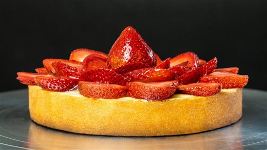 Delicious Strawberry Tart Made from Scratch