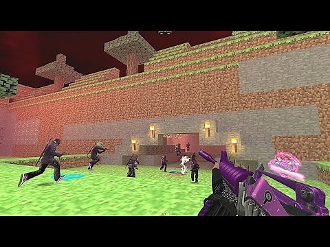 Counter-Strike: Zombie Escape Mod - ze_Minecraftworld_v1_dg on RiseOfZombies