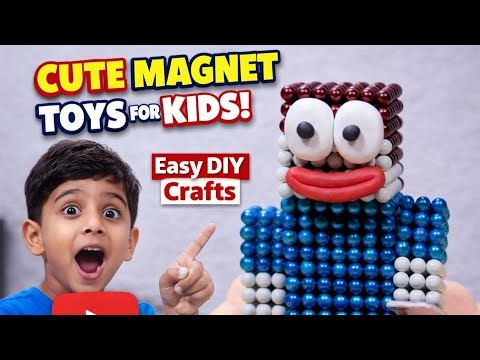 Chote Bachon Ke Liye Magnet Se Ghar Banane Ka Asaan Tarika 😍 | DIY Toys