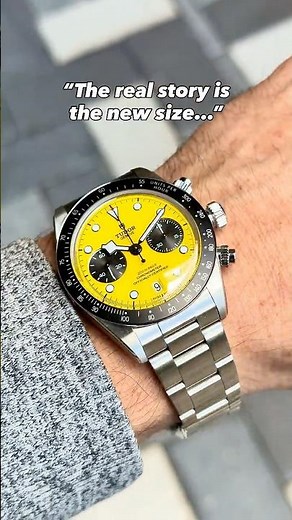 The Perfect Size? New TUDOR Black Bay Chrono 39mm #tudor #luxurywatches #watches