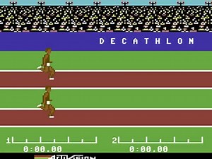 Decathlon: Running for Gold on the Commodore 64 by Activision #decathlon #c64 #commodore64 #retrogaming #retrogames | Classic Replay