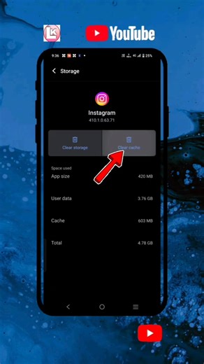how to clear instagram cache | instagram cache kaise delete Karen | #instagram #shorts