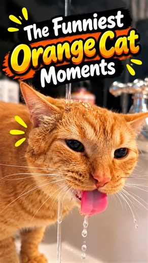 6 Orange Cat Moments That Are TOO Funny! 😹🧡#orangecat #shorts