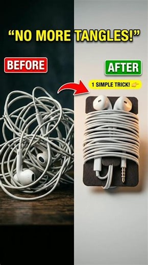 “No More Tangled Wires! Try This Hack 🔥”#short #LifeHack