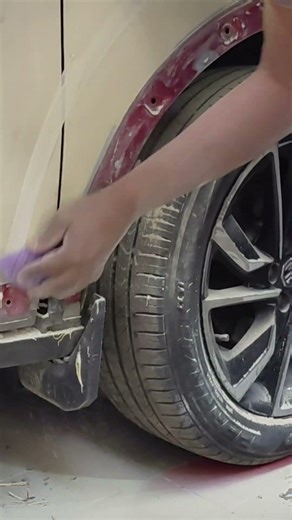 2k putty dry sanding process #automobi # primer apply process #carpainter #carpainter