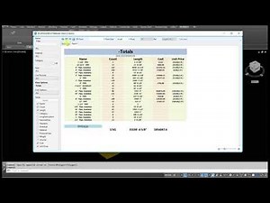 PLANTo3 Bill of Materials report for AutoCAD Plant 3D