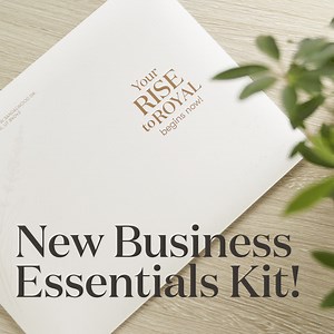 We have a brand-new tool to help enrollees turn their passion for Young Living into a successful business venture. The new Business Essentials Kit ($29.95) comes with everything budding brand partners need to create and grow their essential oils enterprise, including: - RISE booklet—a step-by-step guide with tips, training videos, and worksheets - RISE 90-day planner—a planning calendar for setting and tracking business goals - RISE to Royal brochure— a guide through the perks that await them at