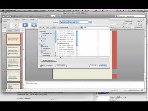 PowerPoint Automatic Timing Slides and Saving as a Movie