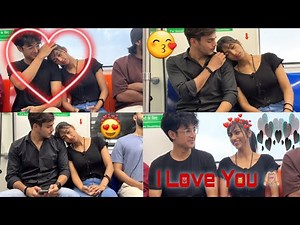 SLEEPING ON STRANGERS IN THE METRO PRANK II CUTE BOYS EPIC REACTION 😍 #metroprank | Fit Punom