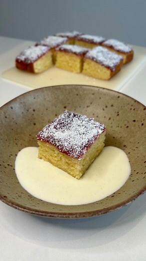 94K views · 4.7K reactions | Jam & Coconut Sponge  Here’s how to recreate the old school classic pudding ✨ This is what you’ll need: For the sponge: 180 g Butter, softened 180 g Caster sugar 3 Medium eggs 180 g Self-raising flour 50 ml Milk 2 tsp Vanilla extract For the topping: 250 g Raspberry jam 25 g Desiccated coconut Check out my website for the full written recipe  Have a go at this one and let me know how you get on! ❤️ | Jon Watts | Facebook