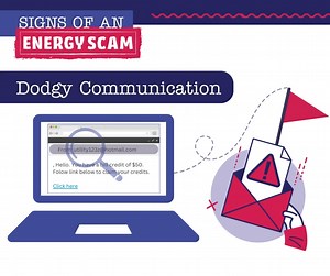 Know how to spot the signs of an energy scam. ⚠️ If you receive an email, text message or other type of communication that includes poor grammar, spelling errors or an unusual email address, it’s likely a scam. #StopScams | Boone Electric Cooperative | Facebook