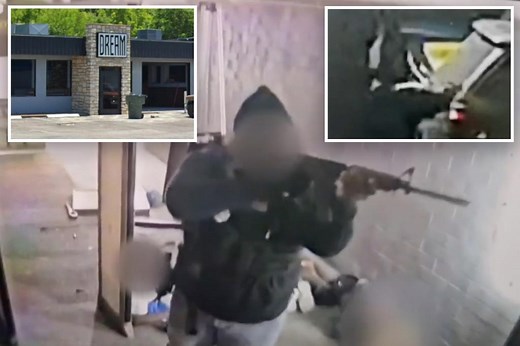 Wild footage shows Chattanooga nightclub security guard fearlessly fire back at gunman who shot into crowd – and keep clubgoers safe