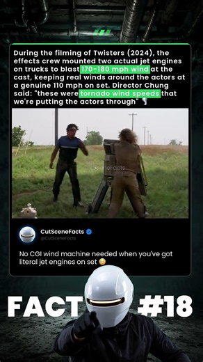 180 MPH Winds Were REAL on the Set of Twisters