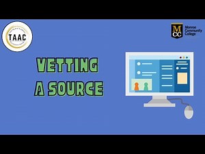 How to Tackle Research for Your Writing Assignment: Vetting a Source