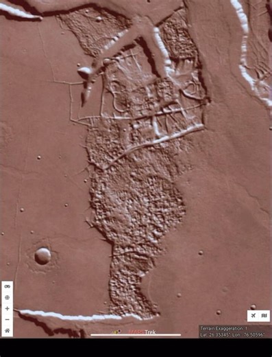 Humanoid Geoglyph Spotted on Mars ?!?! #shorts #ytshorts #mars #nasa #mystery