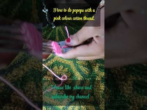 How to make pom poms with a wool