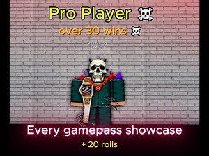 INK GAME | pro player gameplay + 20 rolls + every gamepass showcase
