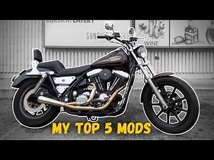 My Top Five Modifications | Harley Davidson FXR 1992