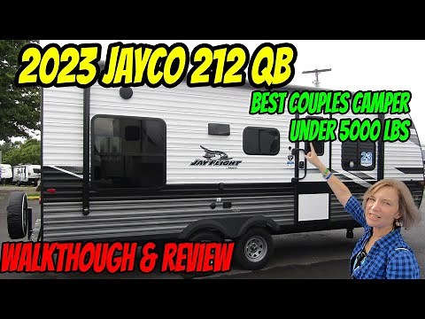 2023 Jayco 212QB Walkthrough | Best couples camper with no slide | 2023 Florida RV Supershow