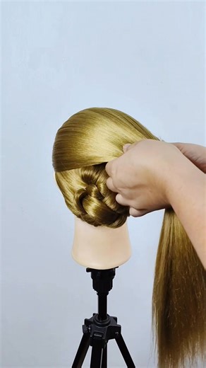 6K views · 79 reactions | Updo Hairstyle Tutorial For Party #easyhairstyles #hairstyleideas #bunhairstyle #weddinghair #hairstyle #hairstyling #fypシ #fypシ゚ | Mazelstarbeautyline | Facebook