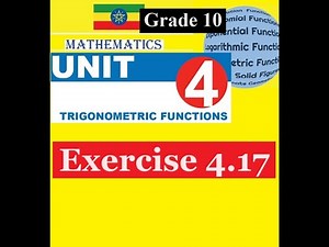 Mathematics Grade 10 Unit 4 Exercise 4.17‪@mathT_21‬