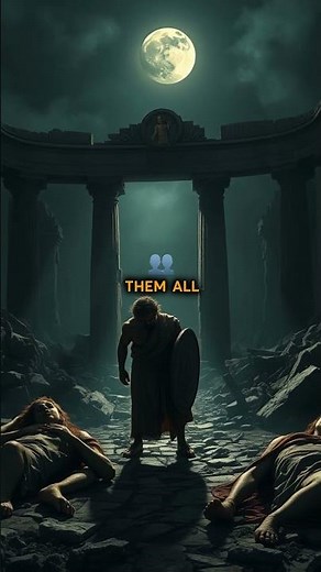 Megara – First wife of Heracles, whom he tragically killed in a fit of madness. #shortvideo #facts