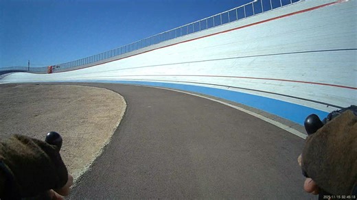 Just a quick 3-minute ride on the new all aluminum Tucson Velodrome | Tucson Velodrome