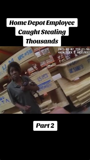 Home Depot Employee Caught Stealing Thousands #police #policeofficer #cops #bodycam