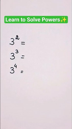Solve Powers Easily🔥 | Learn How to Calculate Any Power | Infinity by Vishali #shorts #maths #short