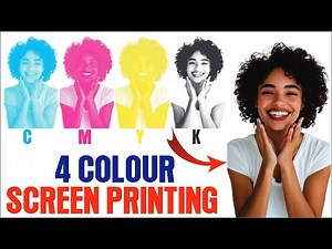How to make halftone for 4 colour screen printing