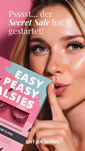 Pssst… die Pink Week hat bereits heimlich gestartet 👀💞 20 % auf Flutter Fling, Lash Lover & Flirt Filter – nur für uns Early Birds und Newsletter Abonnenten. #girlgotlashes #girlgotbeauty #pinkweek #lashlover #flutterfling | Girl Got Lashes