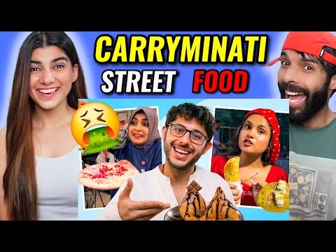 WEIRDEST INDIAN STREET FOOD 😵 | CARRYMINATI REACTION !!