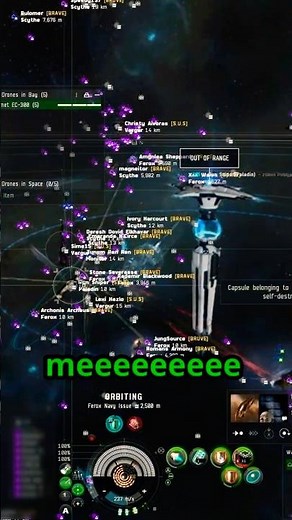 7 Marauders Take on 1 ESS in EVE Online #eveonline #mmo #shorts