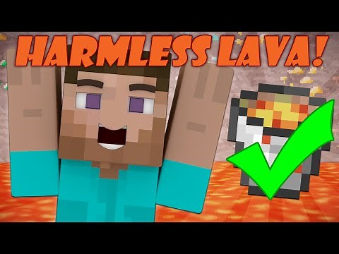If Lava was Harmless - Minecraft