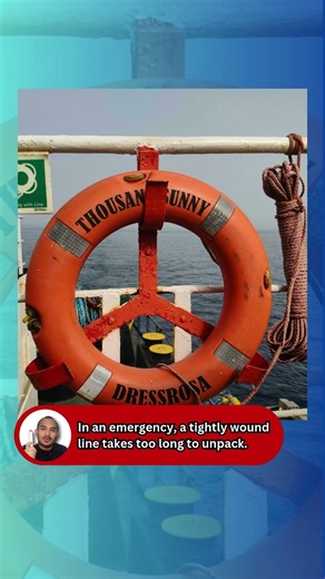 PREFERRED LIFEBUOY WITH LINE SECURING | 3RD MATE DUTIES