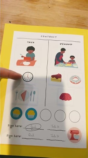 How to Make a Simple Behavior Contract (For Kids & Families) #behavioranalysis #shorts