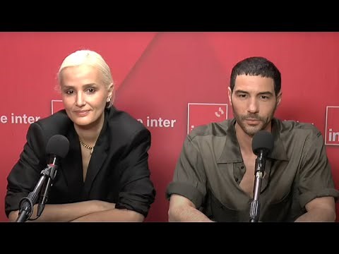 Julia Ducournau et Tahar Rahim, pour le film "Alpha"
