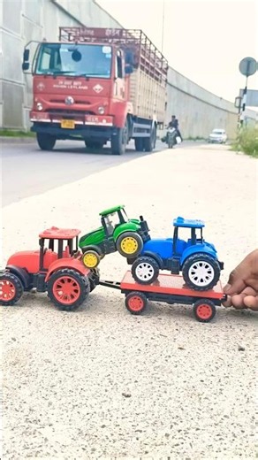 REMOTE control tractorVs Mahindra tractor and dumper truck loader UNBOXING Testing 🤯