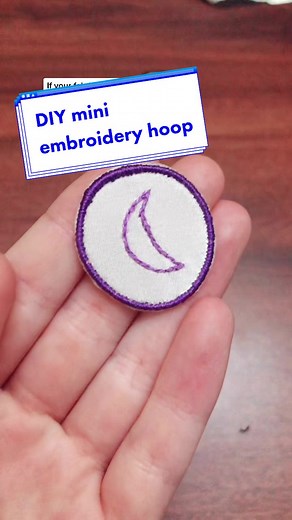 DIY Mini Embroidery Hoop Tutorial
