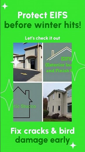 Protect EIFS before winter hits!