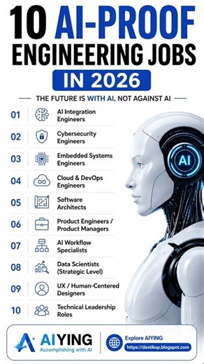 10 AI-Proof Engineering Jobs in 2026 🚨🤖