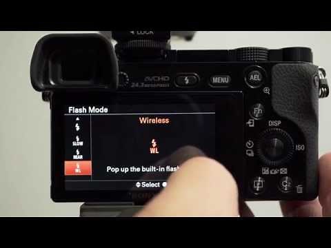 Sony Alpha Tutorial - Setting up a Camera for Wireless Flash (pre-2019)