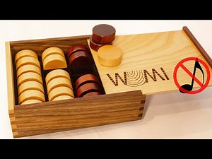 Making a Box for Checker Pieces | without music