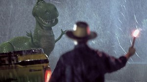 Tyrannosaurus Rex Encounter in Toy Story Scene Rare Gallery wallpaper