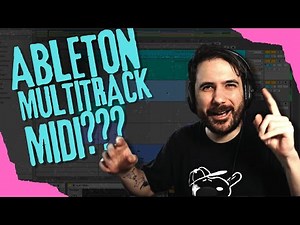 MULTITRACK MIDI DRUMS in ABLETON LIVE?